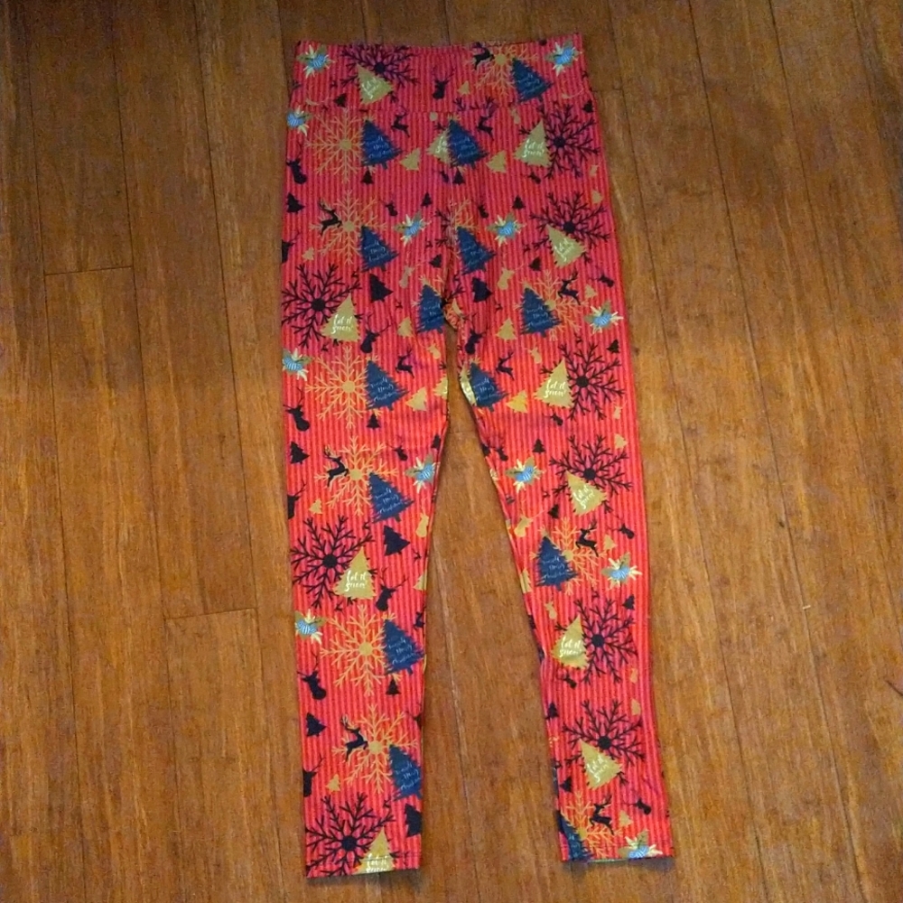 Brand New Women's Holiday Spirit Leggings S/M